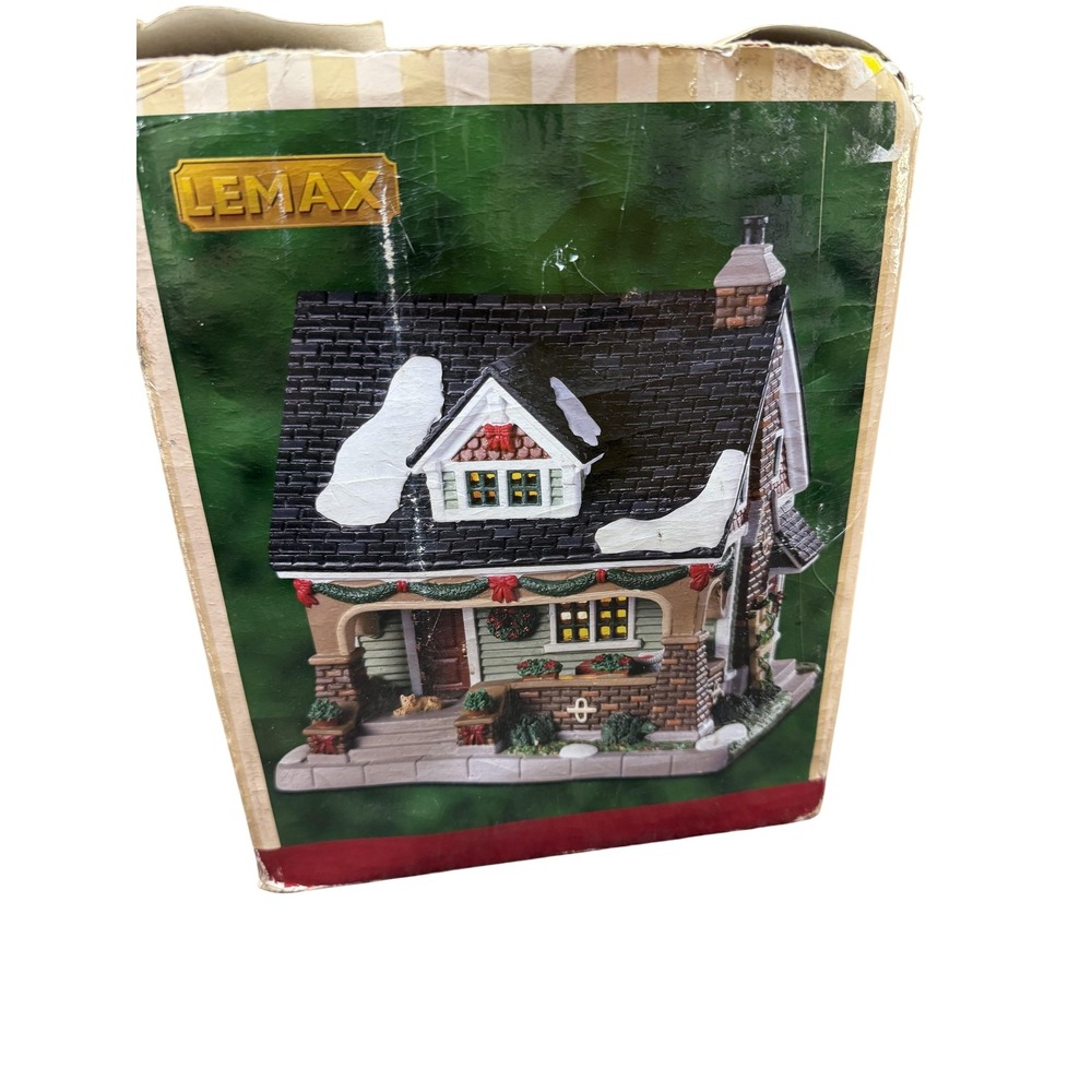 Lemax Paterson Bungalow‎ Porcelain Lighted Christmas Village House 95492